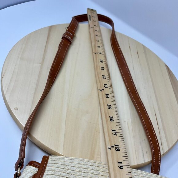 Talbots CROSSBODY BAG PACKABLE Paper-Straw - Picture 14 of 14